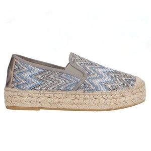 VIDORRETA SILVER SEQUIN ESPADRILLE